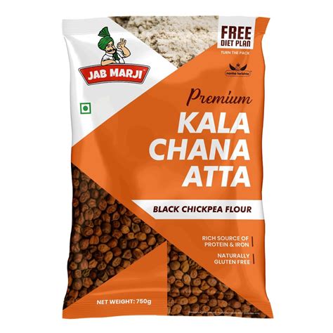 Jab Marji Kala Chana Atta | Black Chickpea Flour (750g) | Gluten-Free ...