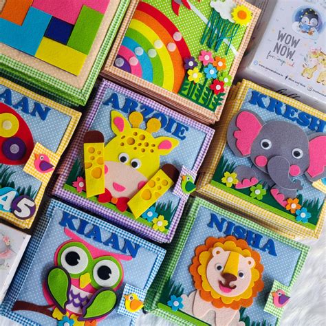 Personalized Animal Safari Sensory Quiet Book (Zuba - The Lion) - Mont ...