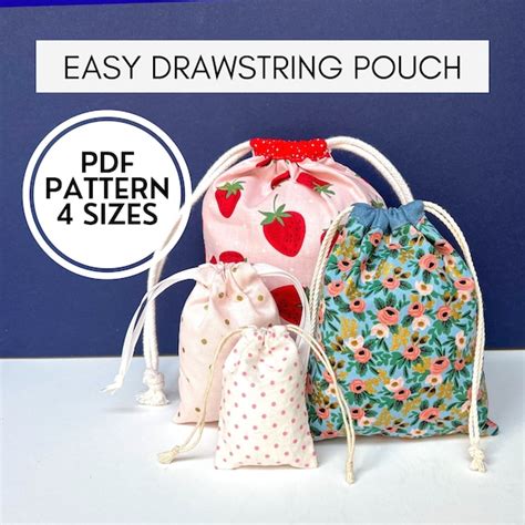 Image result for Free Drawstring Bag Pattern