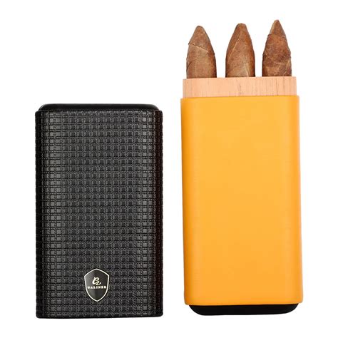 Buy Cigar Case - Two Tone Aniline Leather,Premium 3- Finger Leather ...