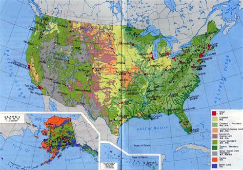 美国景观地图_美国地图查询