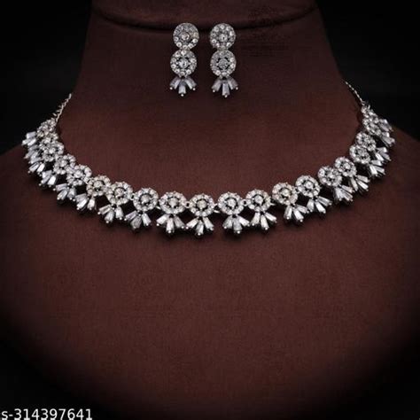 KEQE traditional Silver Plated Jewellery Set – Shefit
