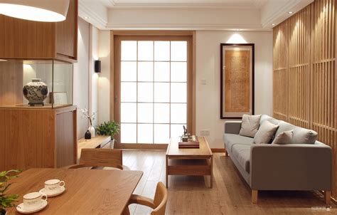 经典日式风格客厅设计案例 – 设计本装修效果图