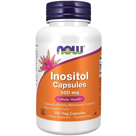Now Foods, Inositol Capsules, 500 mg, 100 Capsules – Fetch N Buy
