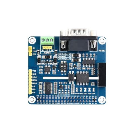 Waveshare Isolated RS485 RS232 Expansion HAT for Raspberry Pi, SPI Con ...