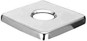 Caisson Stainless Steel Square Wall Flange for Kitchen Taps/Bathroom ...