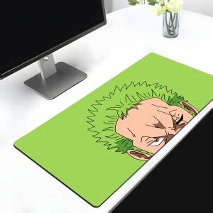 Teesown One Piece Zoro Anime Desk Mat for Laptop/Pc Non Slip Base ...