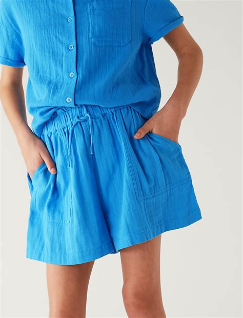 Buy Pure Cotton Shorts at Marks & Spencer