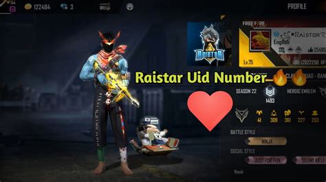 Image result for Free Fire Raistar UID