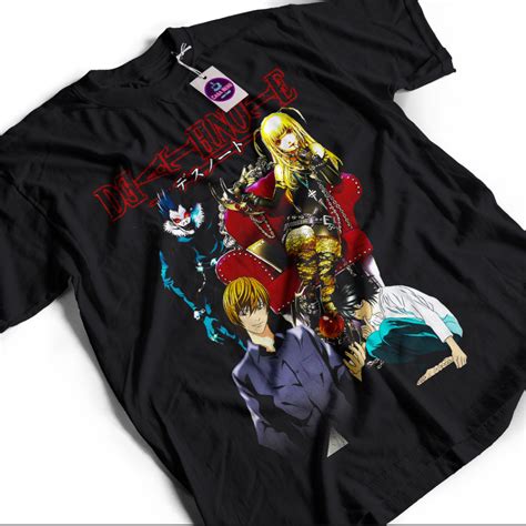 Camiseta T-Shirt Death Note Shinigami Animê Unissex Masculina Feminina ...
