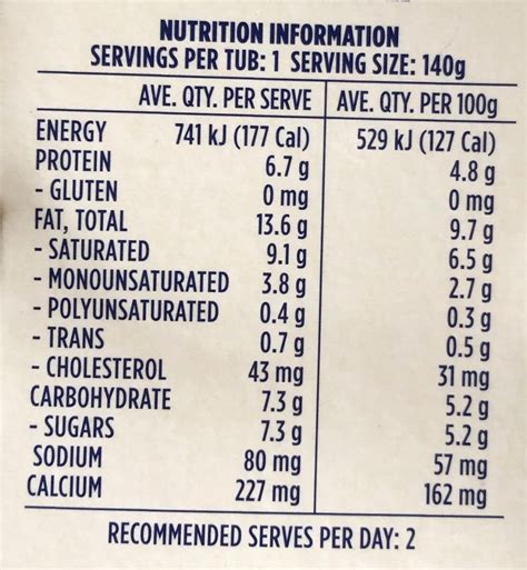 Oui Plain Yogurt Nutrition Facts at Joseph Park blog