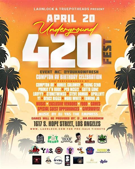 Best 420 Events in Los Angeles for 2023 LaJolla.com