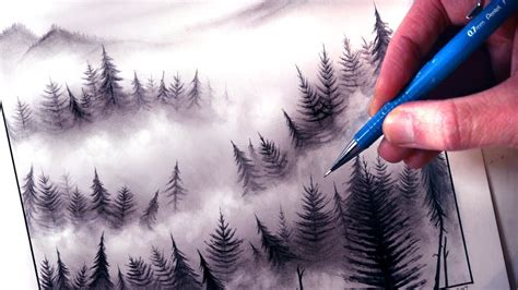 forest drawing video