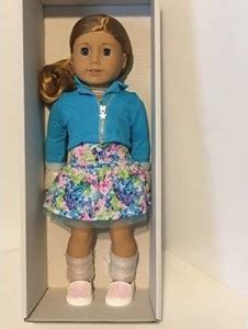 American Girl 2017 Truly Me Doll Light Skin Curly Red Hair Blue Eyes ...