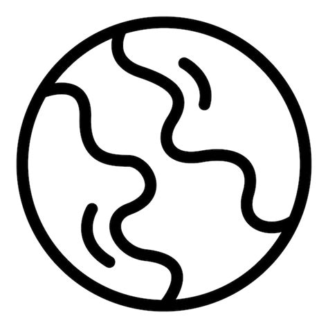 Earth Icon Simple Line 的图像结果