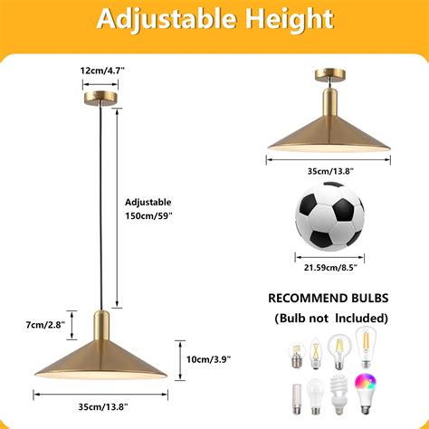 KCO Lighting Mid Century Modern Dome Pendant Light India | Ubuy