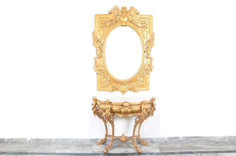Golden Mirror Console for sale |Offers on New & Second Hand options