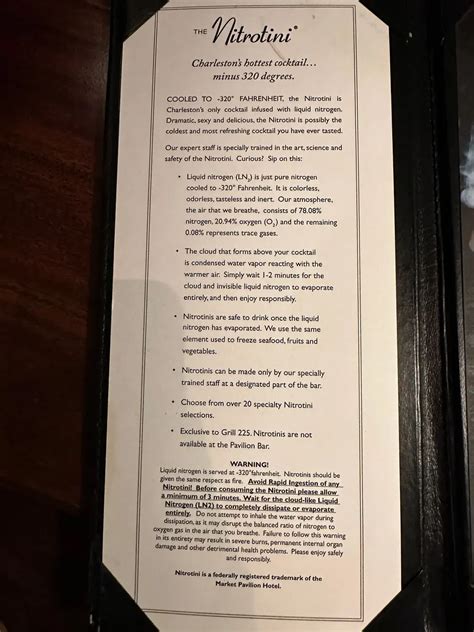 Grill 225 Menu - Updated October 2025