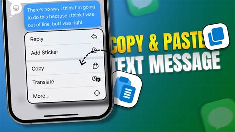 Image result for How Do You Copy and Paste Text Message