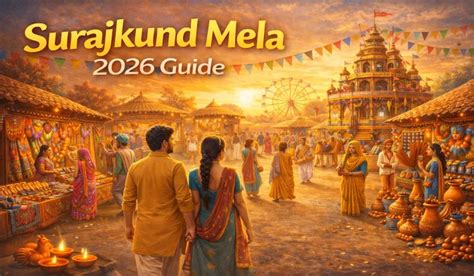 Surajkund Mela 2026 Guide: Surajkund International हस्तशिल्प मेला घूमने ...