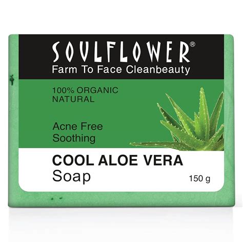 Buy Soulflower Aloe Vera Soap – Handmade, 100% Pure, Natural & Cold ...