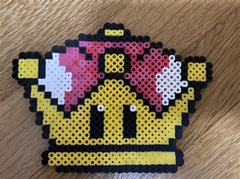 Super Crown from Super Mario Bros. U Deluxe : r/PerlerBeadArt