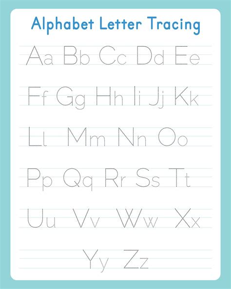 Tracing alphabet letters 20 free pdf printables – Artofit