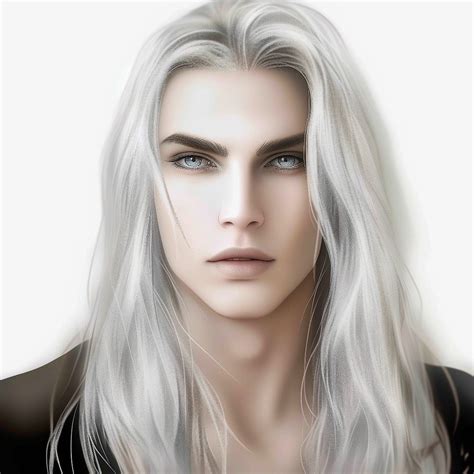 Pin by Paolina Gotica on Angeli e Demoni | White hair men, Blonde guys ...