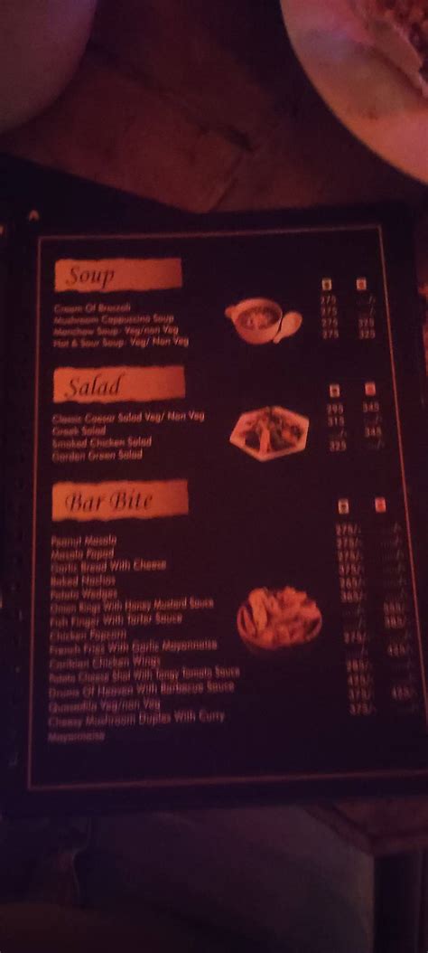 Menu at Big Boyz Lounge - Gurgaon, Gurugram, Plot no. - 13
