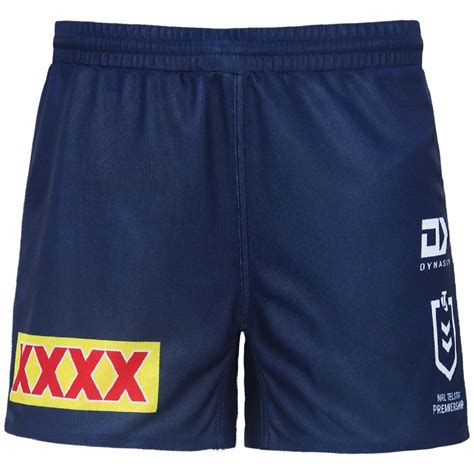 North Queensland Cowboys 2024 Mens Playing Home Shorts – NRL Shop