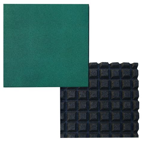 RevTime Ultra Thick Interlocking Outdoor Rubber Tiles 20″ x 20″ x 1-3/4 ...