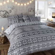 Beautiful Duvet Covers For A Warm Winter by Duvet Cover In Grey Winter Bedding In A Warm Flannelette Beautiful Duvet Covers For A Warm Winter