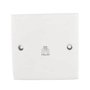 ELECTROPRIME RJ11 6 Position 4 Pins Outlet Socket Phone Wall Mount ...