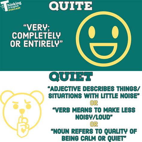 Quite vs Quiet: What's the Difference? - Thinking in English