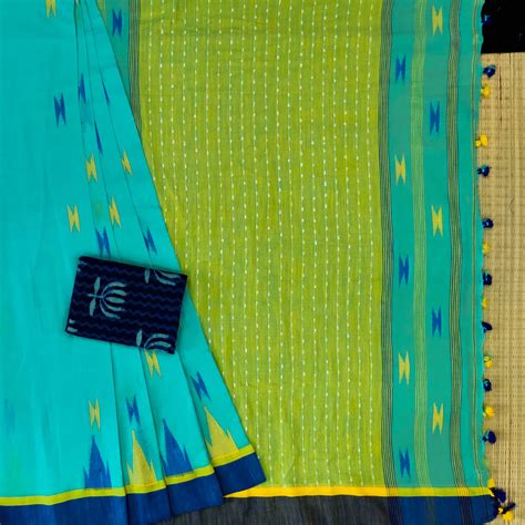 Sanskruti Misty Meadows Handloom Cotton Saree