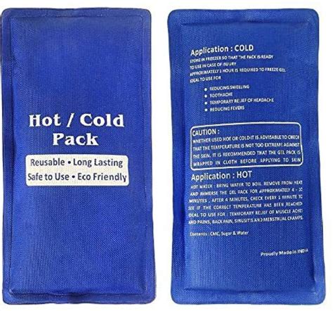 BS AMOR Gel Hot & Cold Packs 5x10 Reusable Warm or Ice Packs for ...