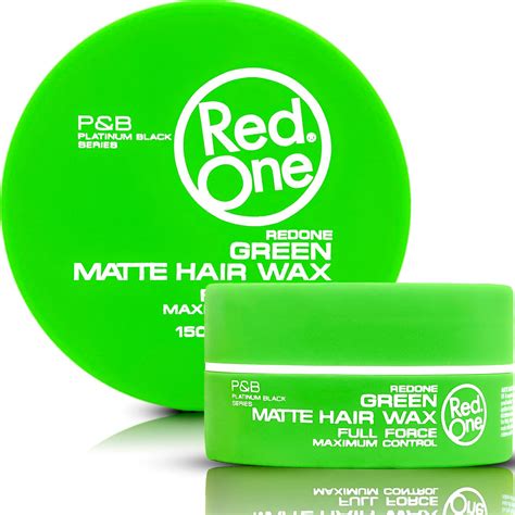 Red One Full Force Maximum Control Matte Hair Wax 150 ml, Green ...