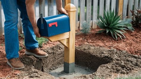 DIY Mailbox Post: Build Your Own - A House in the Hills