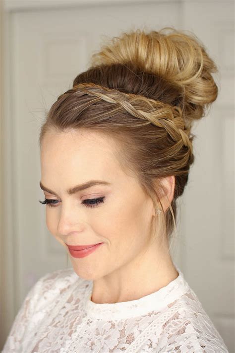 Image result for Dutch Braid Bun Tutorial