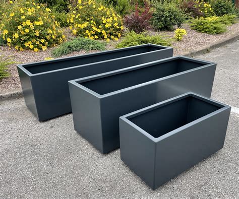 Cube Planters - Powder Coated Steel | Flora Select