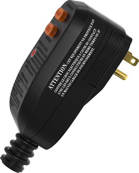 GFCI Replacement Plug Assembly with Ground Fault Circuit Interrupter ...