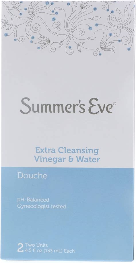 Amazon.com: Summer's Eve Extra Cleansing Vinegar & Water Douche 2 Ct ...