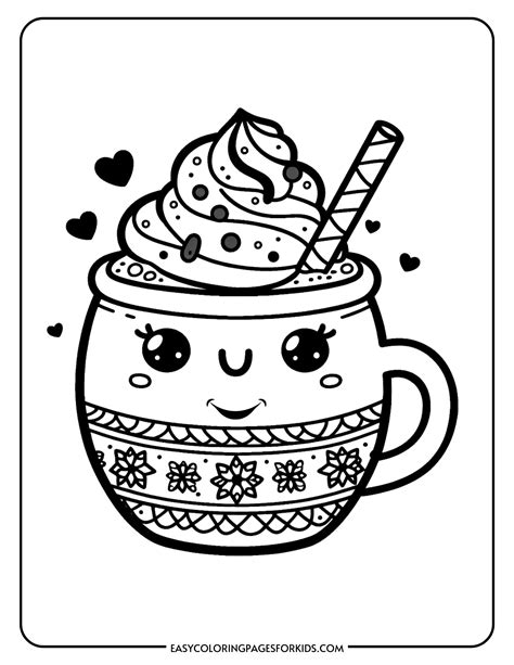 Chocolate Printable Coloring Pages [2025]
