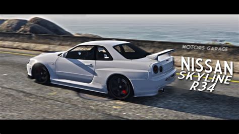 Grand Theft Auto V PC Mods - Nissan Skyline GTR R34 [DOWNLOAD][GTA V PC ...