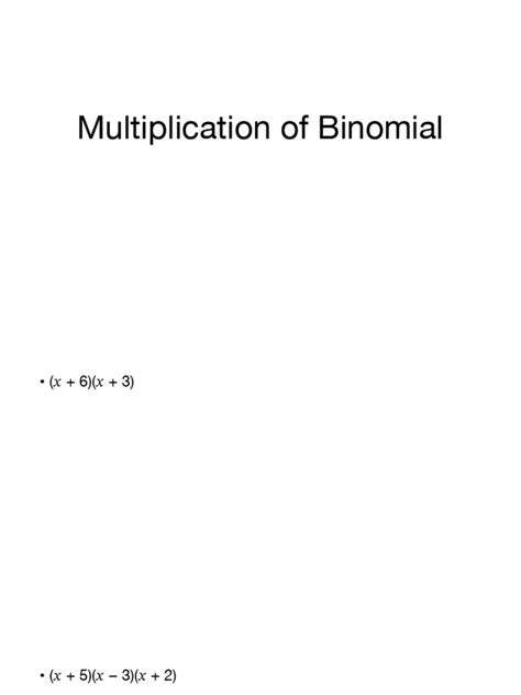 Image result for Binomial Multiplication