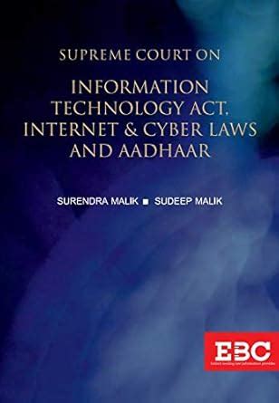 Amazon.in: Buy Supreme Court on Information Technology Act, Internet ...