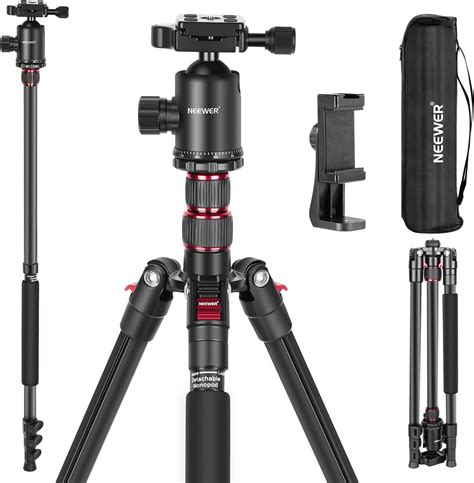 Buy Neewer 77-Inch Tripod, Camera Tripod for DSLR, 2-in-1 Compact ...