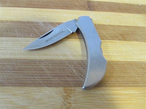 Winchester All Stainless Lockblade Folding Pocket Knife | #1923288738