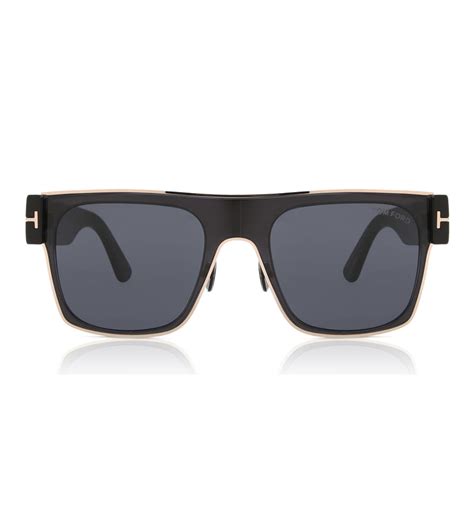 Tom Ford Men's Dark Grey Square Sunglasses