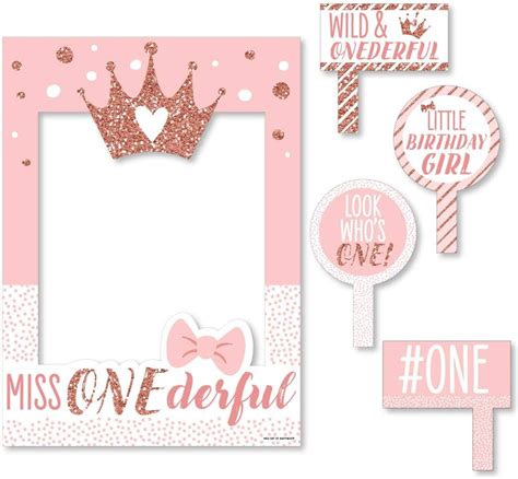 BigDotofHappiness Big Dot of Happiness 1st Birthday Little Miss India ...